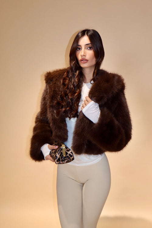 Ecofur Crop Ice Brown