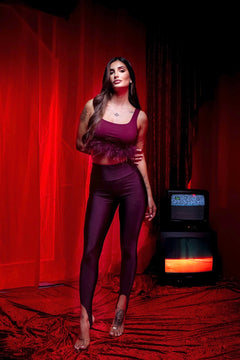 Leggings Bloodlust Bordeaux