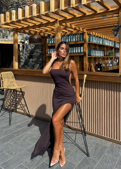 Dress Anyta Brown