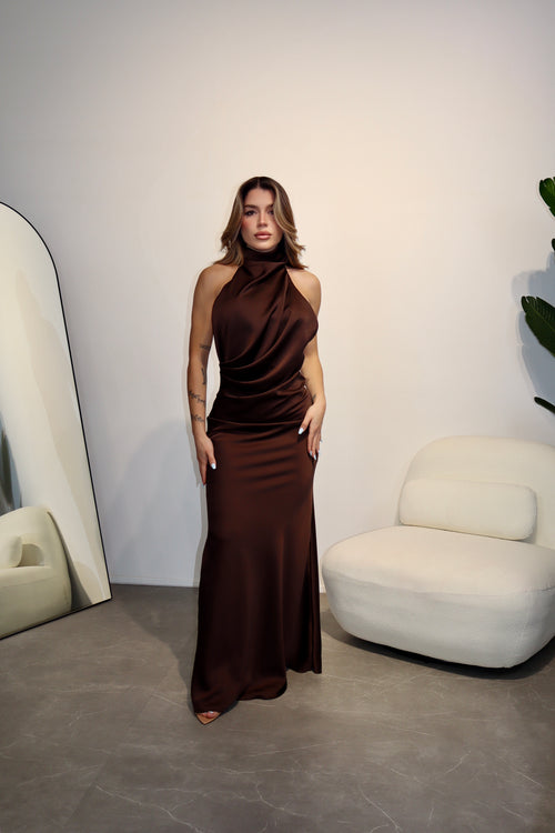 Dress Miyu Brown