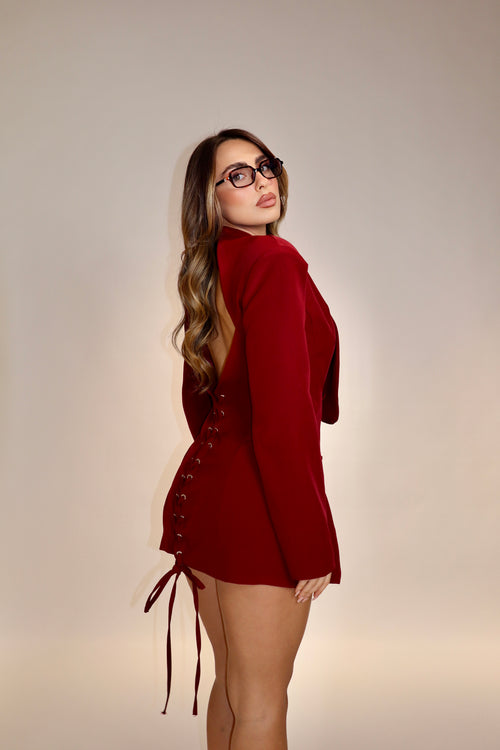 Dress Ego Bordeaux