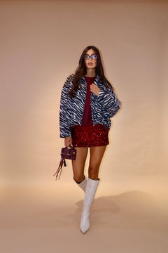 Giubbino Zebra Black