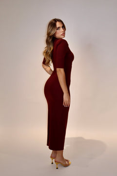 Dress Eclaire Bordeaux