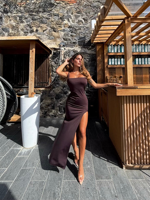 Dress Anyta Brown