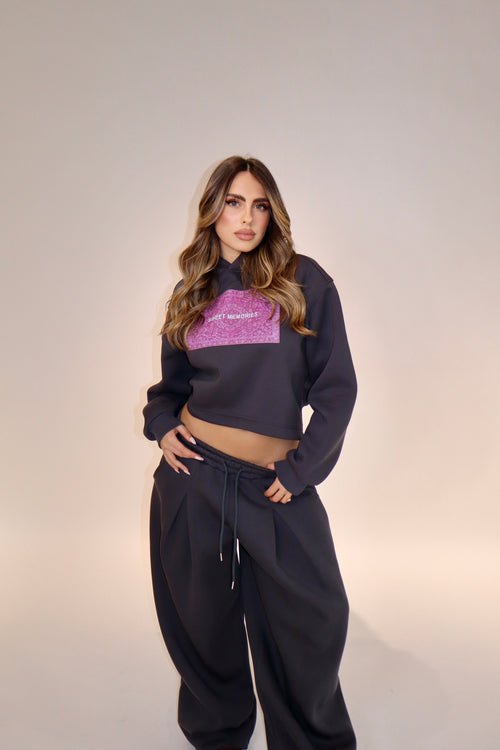 Pantalone Comfy Grigio Scuro