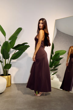 Dress Élite Brown&Green