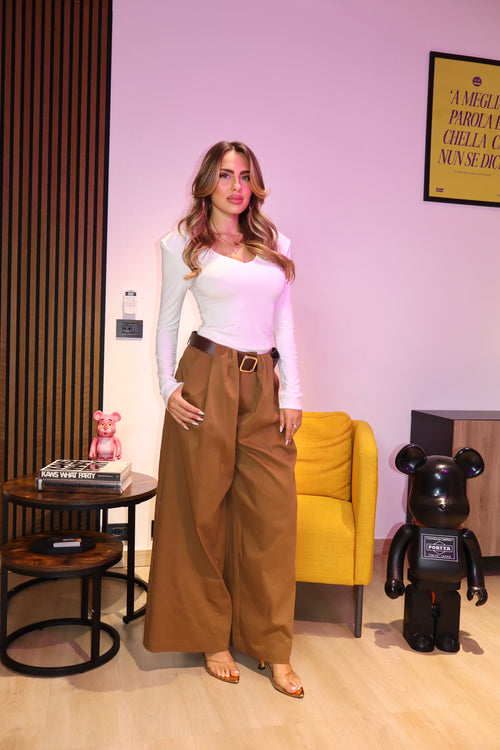 Pantalone Chiara Cammello