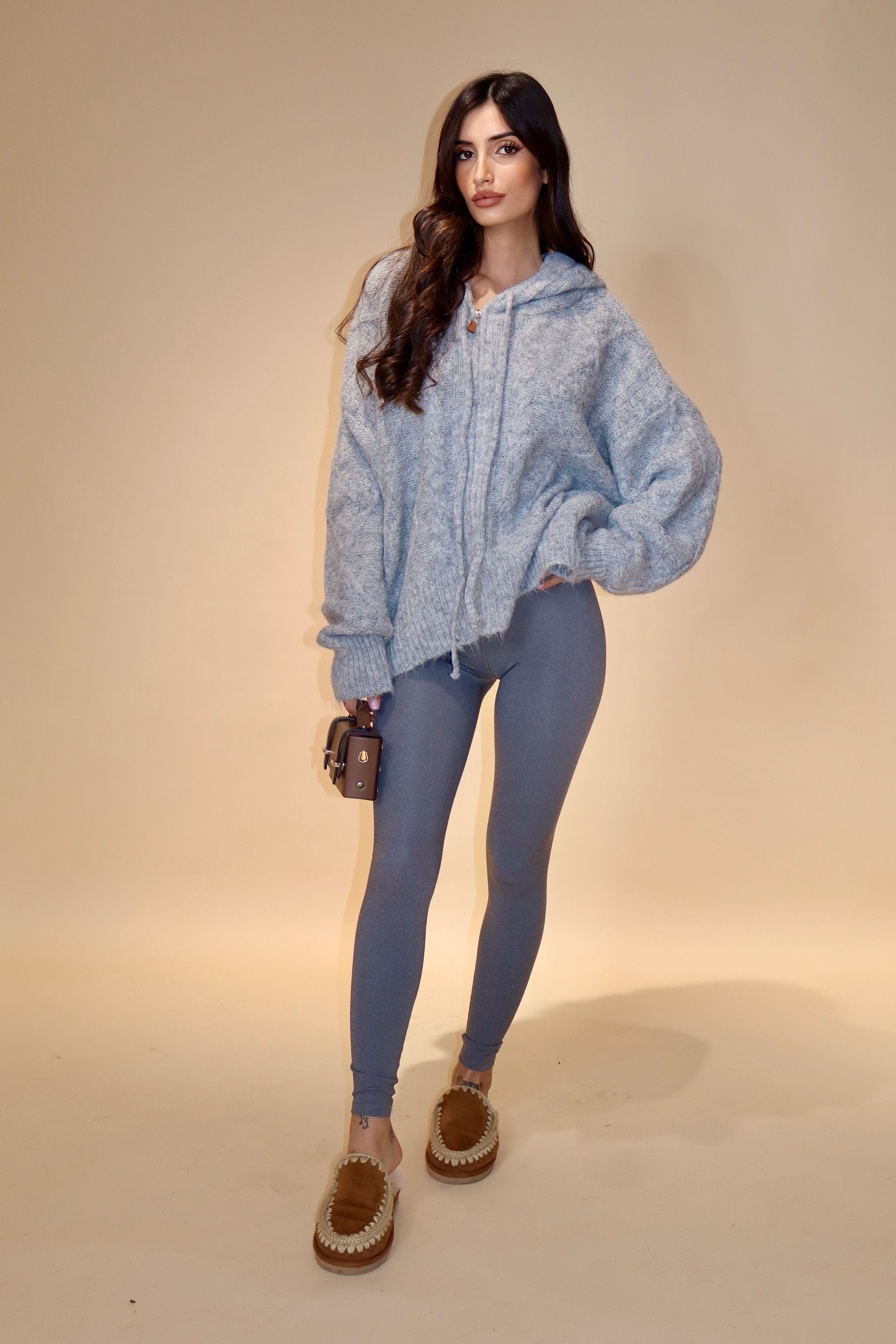 Leggings Skin Grey