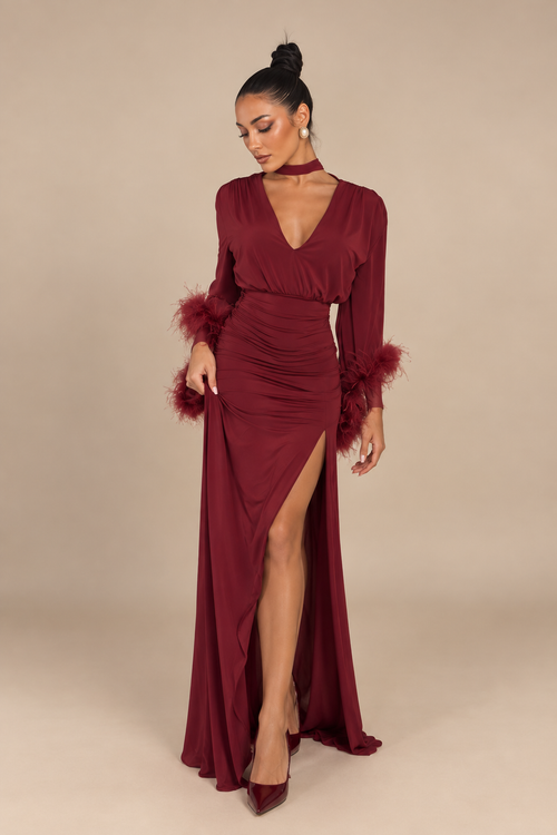 Dress Ivonne Bordeaux