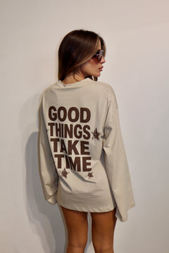 Maglia Time Beige