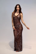 Dress Figueretas Brown