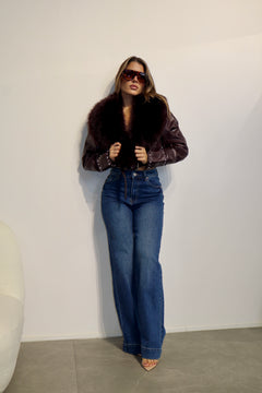 Jacket Flare Bordeaux