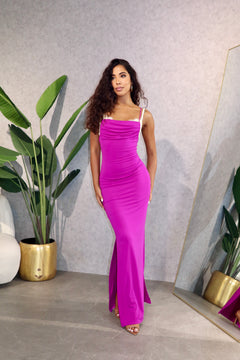 Long Dress Coco Violet