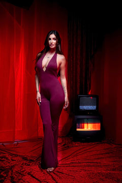 Jumpsuit Margot Bordeaux