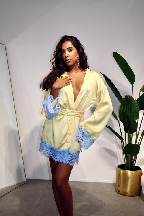 Dress Kimono Barcelona Yellow