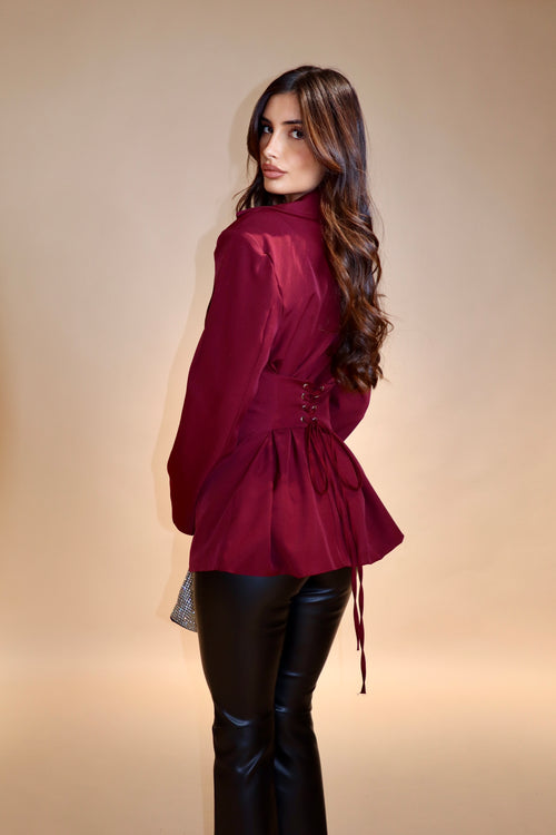 Blazer Letisha Bordeaux