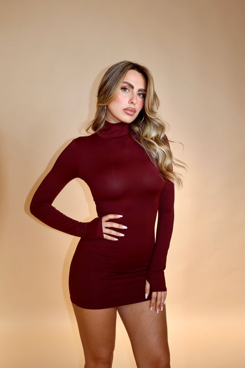 Dress Brooke Bordeaux