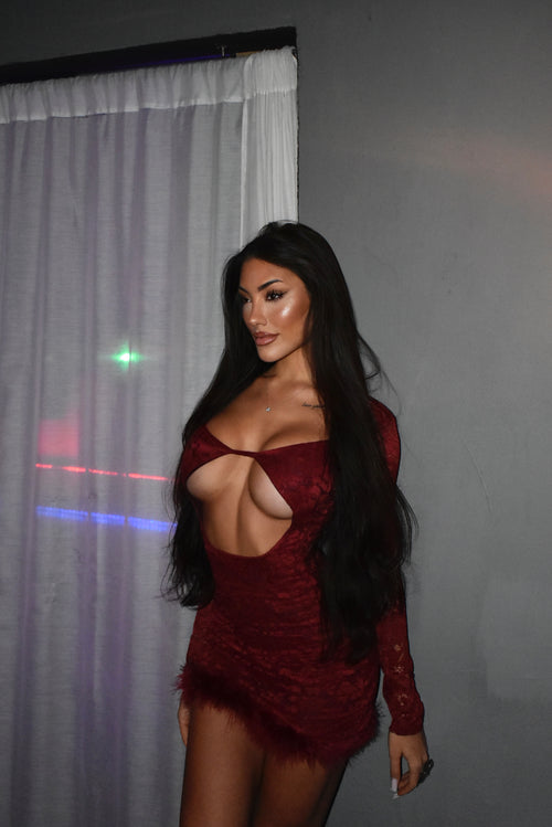 Dress Pleasure Bordeaux