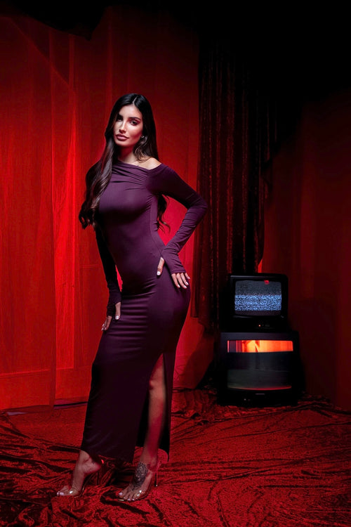 Dress Kim Bordeaux