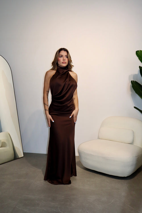Dress Miyu Brown