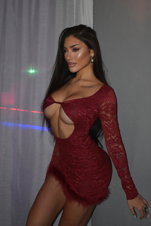 Dress Pleasure Bordeaux