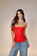 Corpetto Paris Red