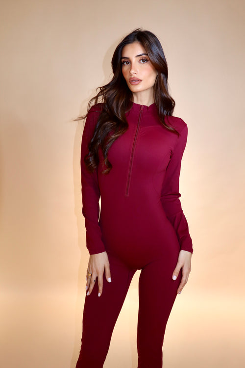 Jumpsuit Ophelia Bordeaux