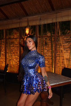 Dress Perla Blu Elettrico Pre-Order