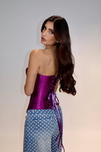 Corpetto Midnight Bloom Violet