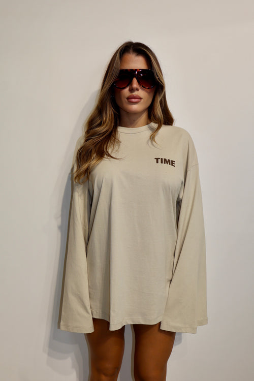 Maglia Time Beige