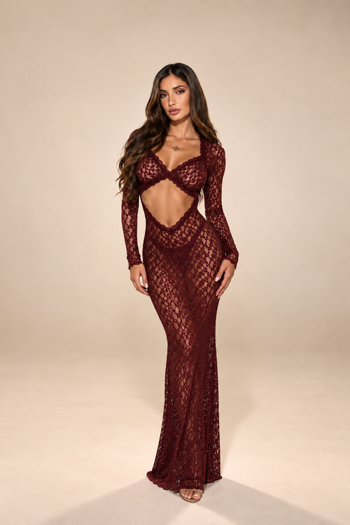 New Dress Calypso Bordeaux