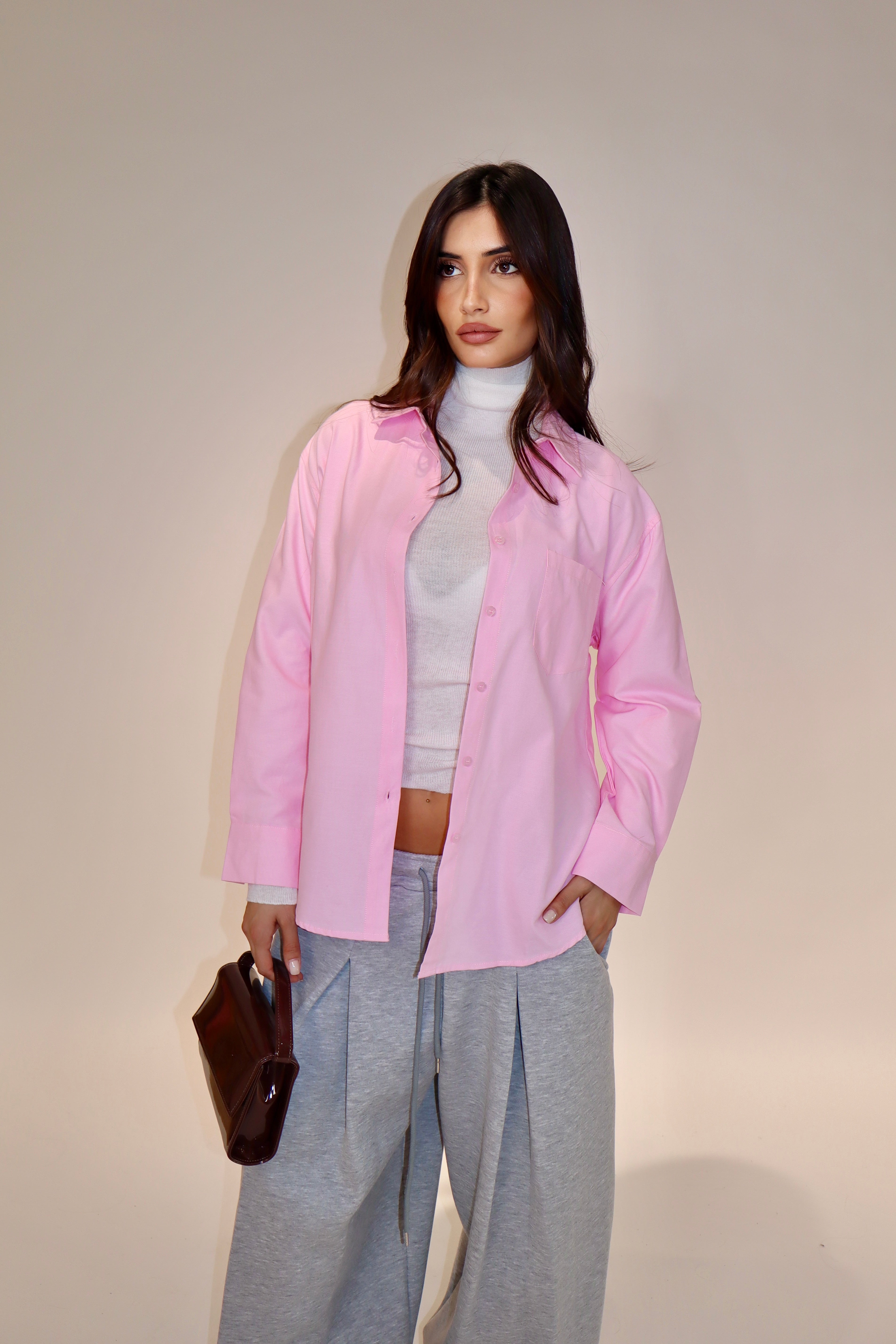 Camicia Basic Chic Pink