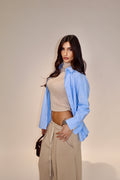 Camicia Basic Chic Celeste