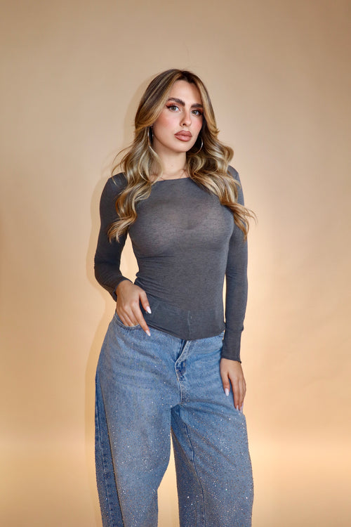 Maglia Barca Cashmere Grey