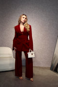 Tailleur Eleonora Bordeaux