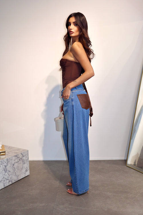 Corpetto Paris Brown