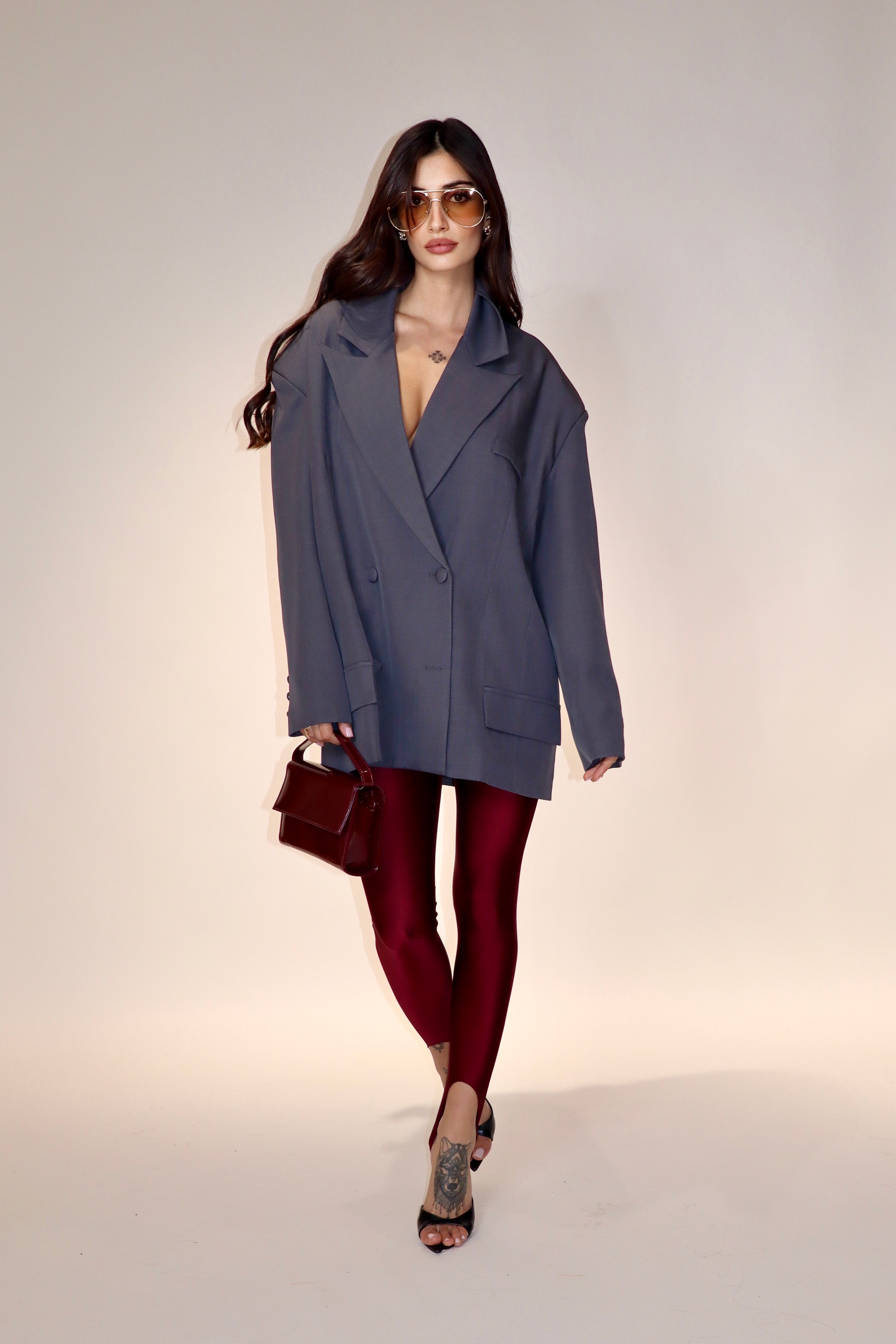 Maxi Blazer Penelope Grey
