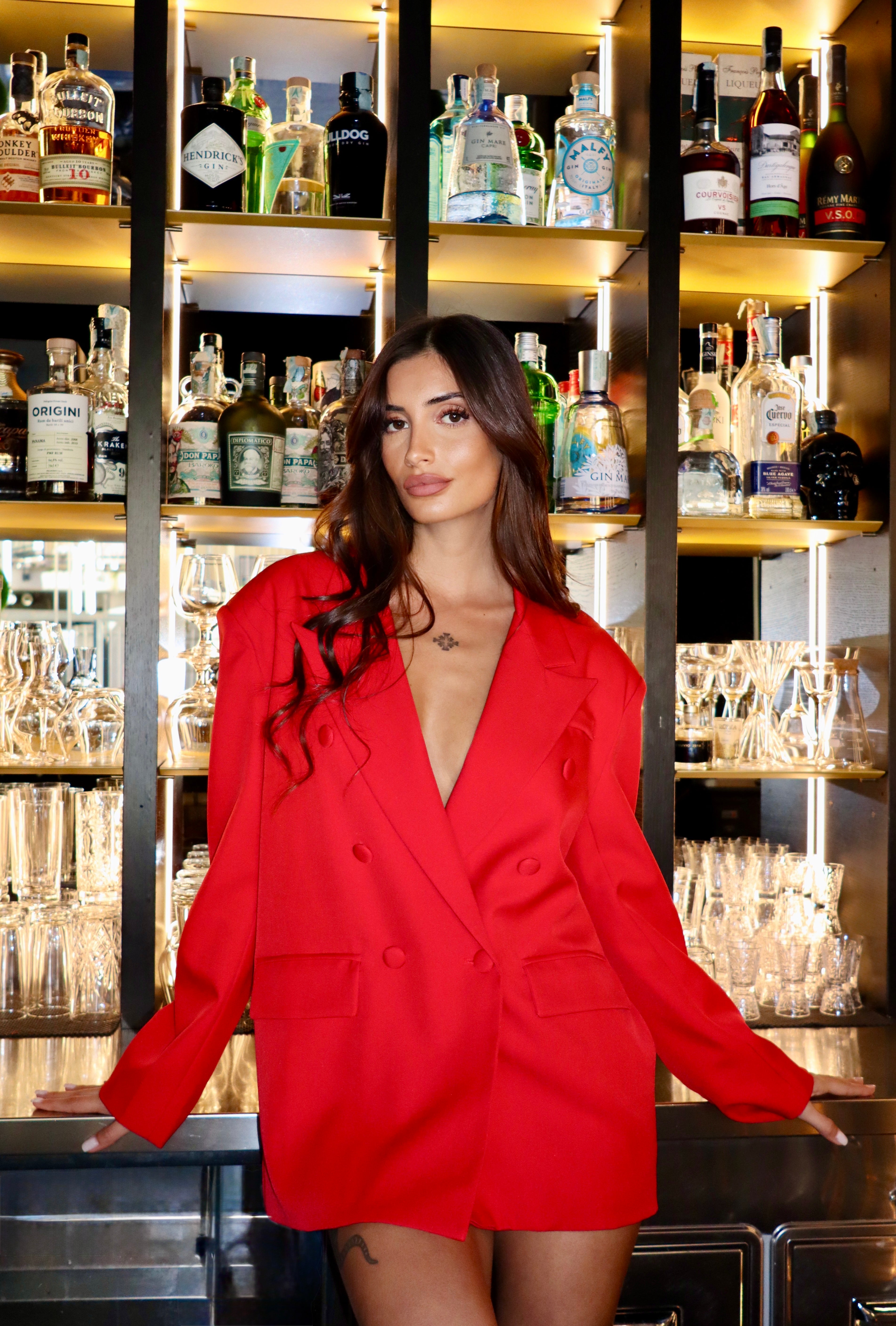 Maxi Blazer Penelope Red