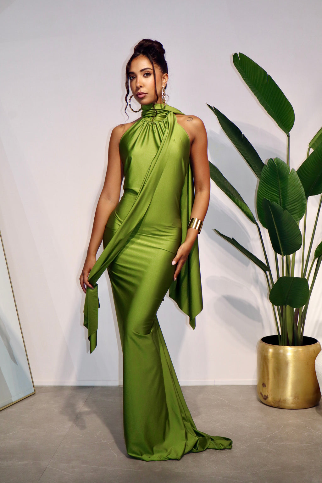 Long Dress Ruby Verde
