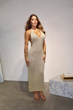 Dress Wood Gold