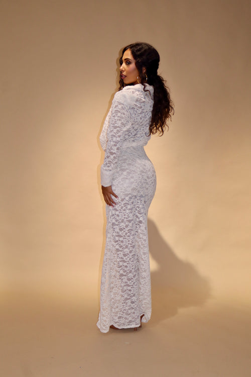 Dress Sauvage White