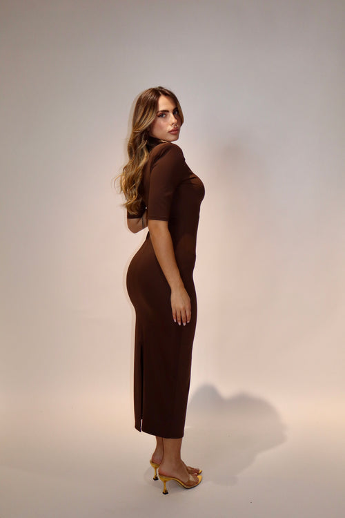 Dress Eclaire Brown