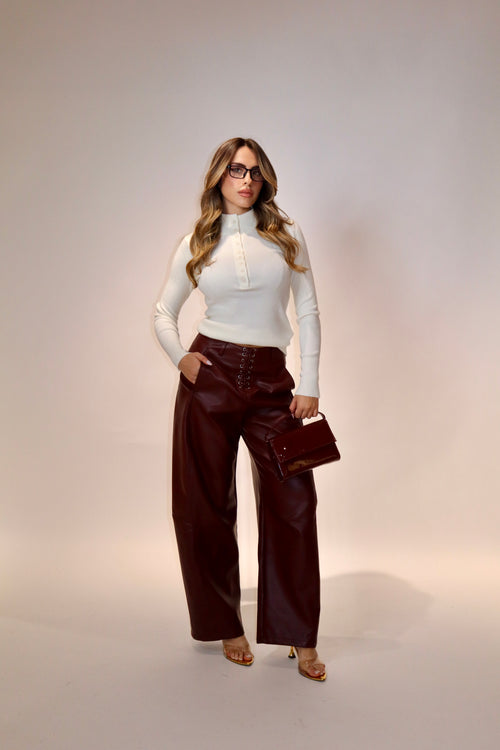 Pantalone Rebby Bordeaux