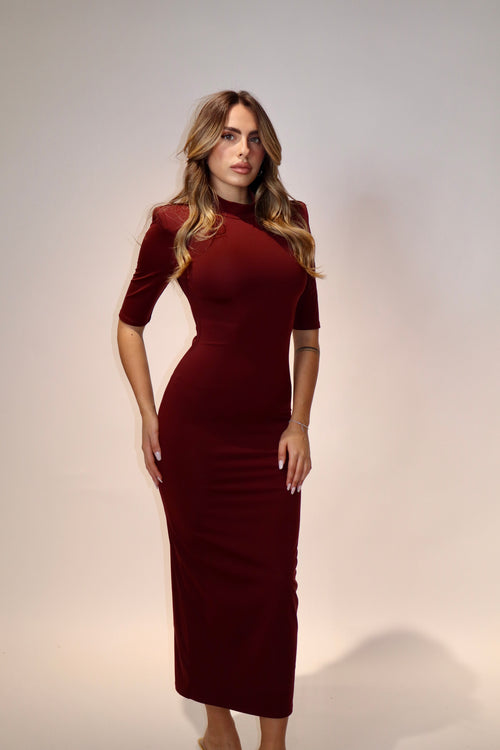 Dress Eclaire Bordeaux
