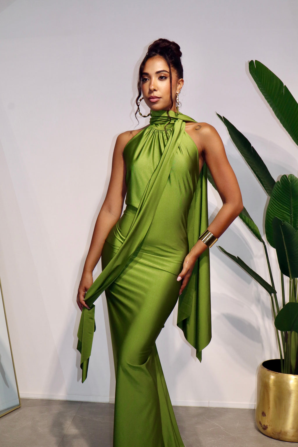 Long Dress Ruby Verde