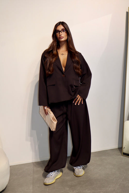 Tailleur Victoria Brown