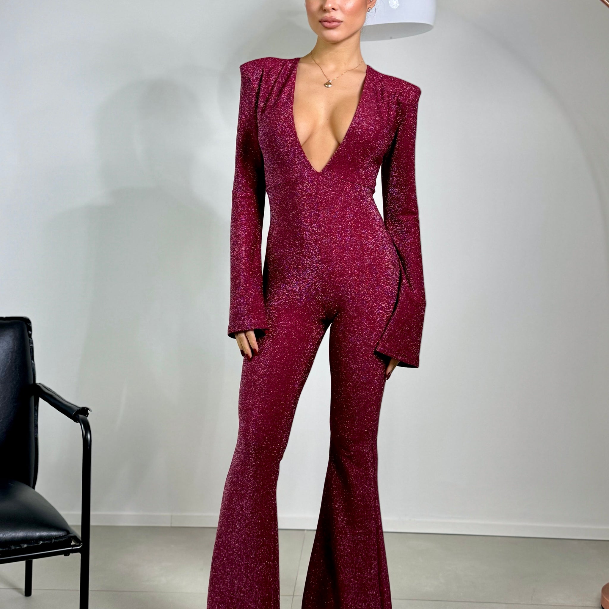 JUMPSUIT SENSUAL BORDEAUX