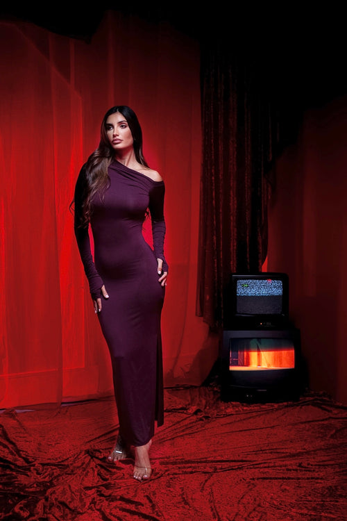 Dress Kim Bordeaux