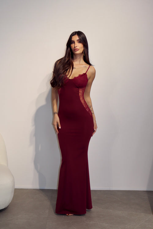 Dress Bela Bordeaux