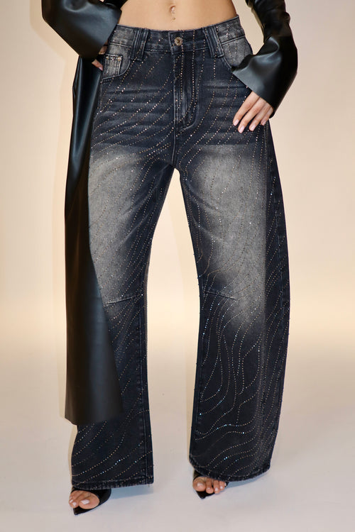 Jeans Michelle Shine Black